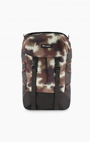 Champion Digital Camo Print Explorer Backpack Men's Bags Green | FLUBG-9785