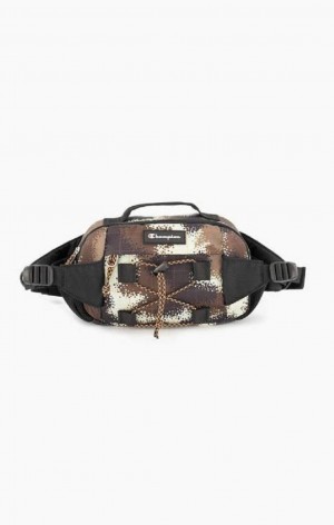 Champion Digital Camo Print Explorer Belt Bag Men's Bags Green | YAQLF-0386